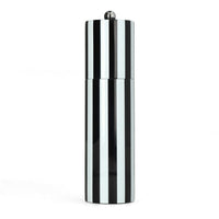 Addison Ross - Column Striped Peper & Zoutmolen Black & White 24 cm Peper/Zoutmolen Addison Ross