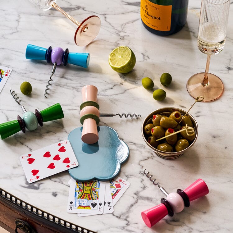 Addison Ross - Kurkentrekker - Bow Tie - Aqua & Lilac Addison Ross