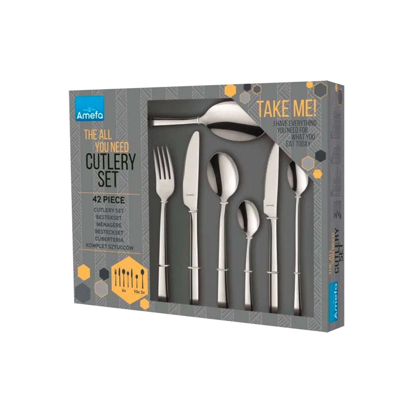 Amefa - Manille 42-delige Bestekset - Zilver Bestekset Amefa