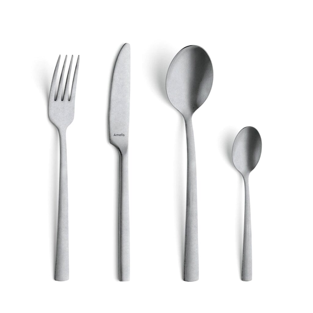 Amefa - Stonewash Stainless Steel 16-pc set in trend box - stainless steel Amefa