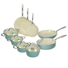 Par C&P - Batterie de cuisine Go Blue 9 pièces Bezig met laden...