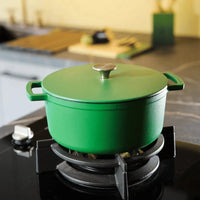 Cook & Pan - Cocotte en fonte écologique 28 cm - 6,5 litres