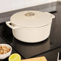Cook & Pan - Go Ivory Gietijzeren Braadpan 24 cm - 4 liter Braadpan Cook & Pan