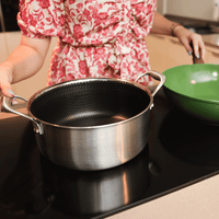 Ensemble de 5 pièces Cook & Pan en acier inoxydable couleur miel