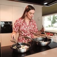 Ensemble de 5 pièces Cook & Pan en acier inoxydable couleur miel