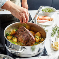 Demeyere - Atlantis 7 Lage sauteuse met deksel 28 cm Demeyere