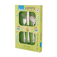 Footie 8422 mirror 18/0 3-pc Children set in gift box Amefa