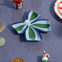 &Klevering - Assiette Noeud Papillon - Bleu &Klevering