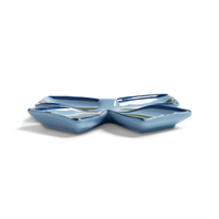 &Klevering - Assiette Noeud Papillon - Bleu &Klevering