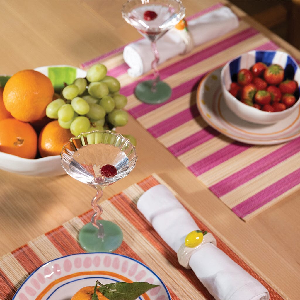 &Klevering - Coupe curve set van 2 Cocktail glazen &Klevering