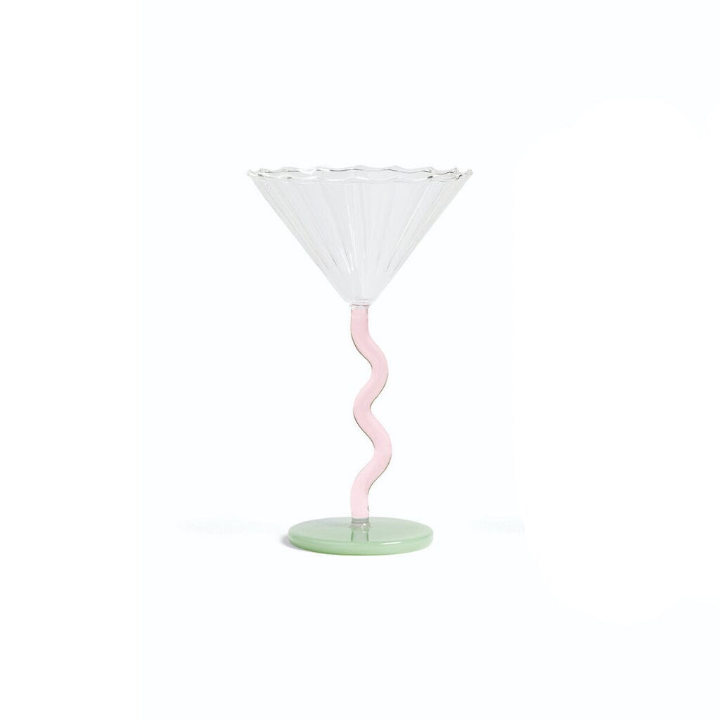 &Klevering - Coupe curve set van 2 Cocktail glazen &Klevering