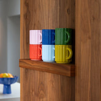 &Klevering - Mok tube espresso 24 ass. - set van 6 Mok &Klevering