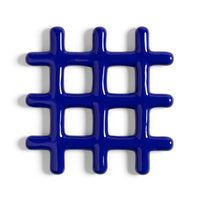 &Klevering - Dessous de verre - Grille - Dessous de verre bleu &Klevering