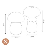 &Klevering - Salt & Pepper - Ensemble sel et poivre champignons &Klevering