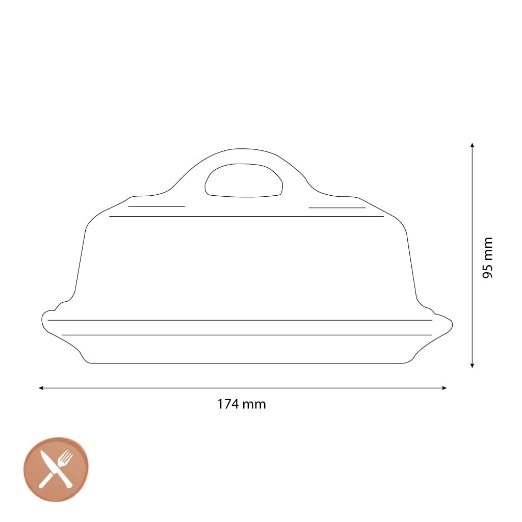 Le Creuset - Botervloot Bleu Riviera 17cm Botervloot Le Creuset