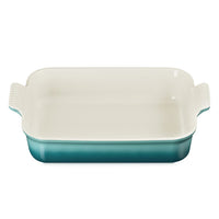 Le Creuset - Heritage Ovenschaal rechthoekig Blue Riviera 32 x 24 cm Ovenschaal Le Creuset