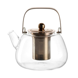 Leonardo - Teapot Te Per Te with metal handles 1200ml Leonardo - GB/Teapot 1,2l w. metal handle Leonardo