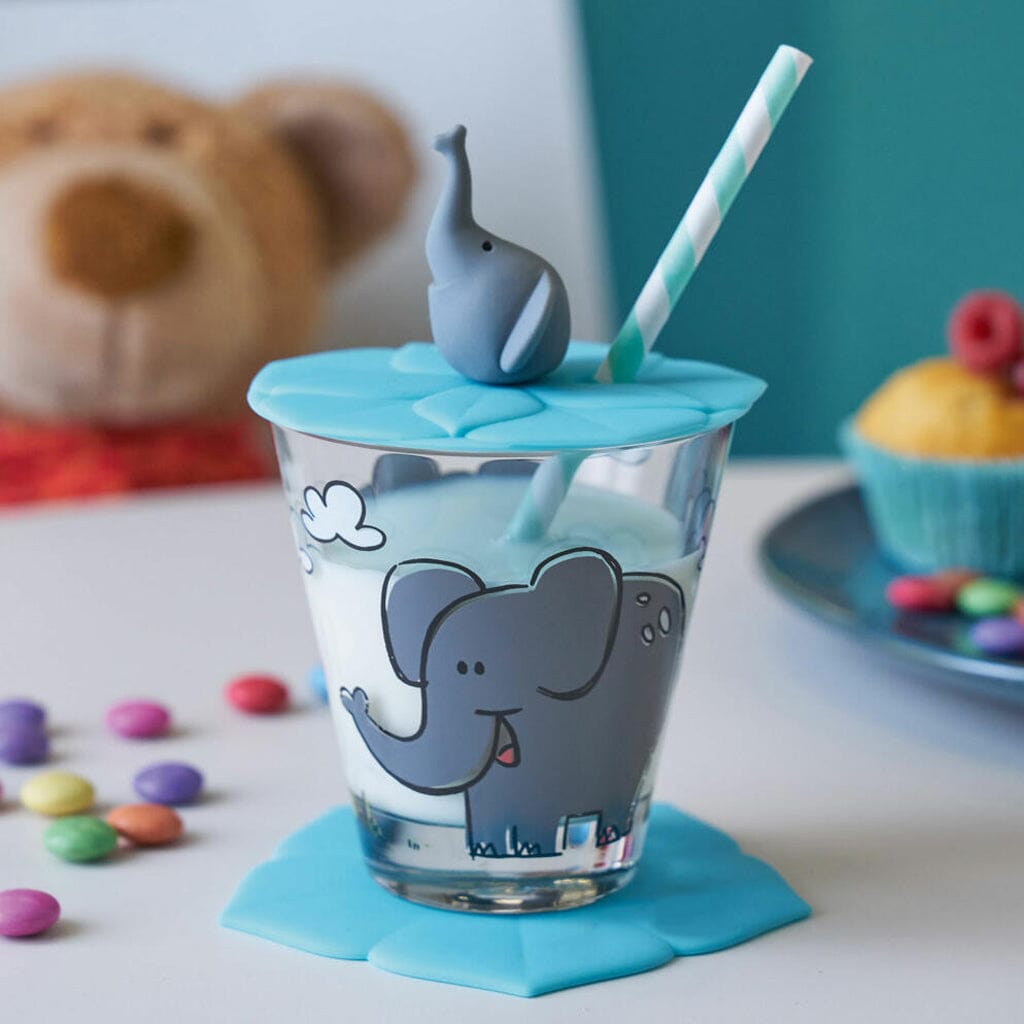 Leonardo - Pet turq. olifant Bambini Waterglazen Leonardo
