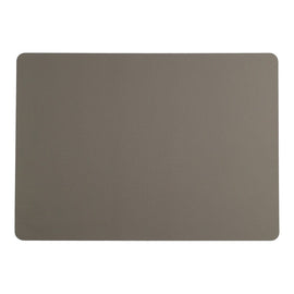 Leonardo - Placemat Leather 33x46cm - Dark Gray Leonardo - Placemat Leer 33x46cm - Donker Grijs Leonardo