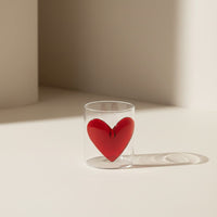 Lepelclub - Glas Hart - Rood Drinkglazen LepelClub