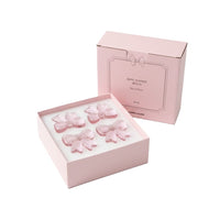 Lepelclub - Servetringen Bow - Roze - Set Van 4 LepelClub