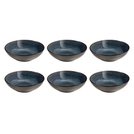 Médard de Noblat - Feeling Indigo - Assiettes à pâtes 18 cm (lot de 6) Bezig met laden...