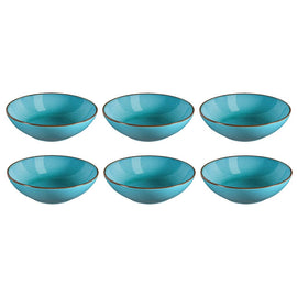 Médard de Noblat - Assiettes à pâtes Feeling Turquoise 18 cm (lot de 6) Bezig met laden...