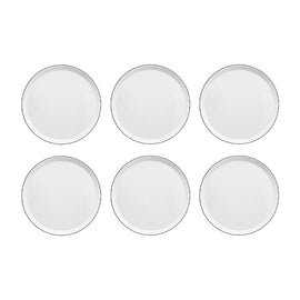 Médard de Noblat - Assiette à dessert Yaka Noir 21,5 cm (lot de 6) Bezig met laden...