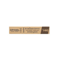 Opinel - Officemes N°102, Carbon, 2 stuks Opinel
