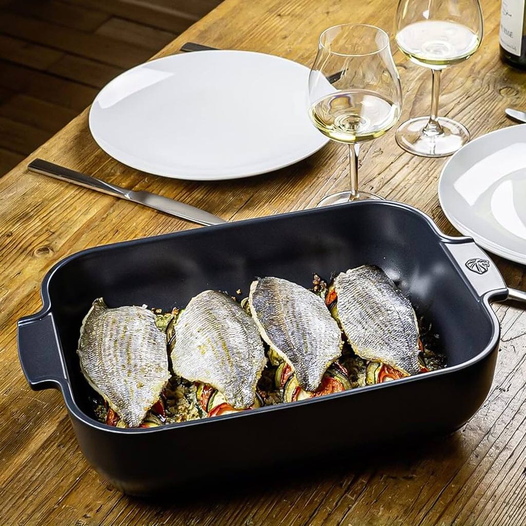 Peugeot - Appolia Rechthoekige ovenschaal 25 cm leisteen Peugeot