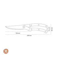 Shinrai Japan - Damascus Print 3-delige Outdoor Messenset Messenset Shinrai Japan