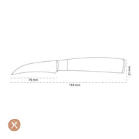 Shinrai Japan - Damascus Print 3-delige Outdoor Messenset Messenset Shinrai Japan