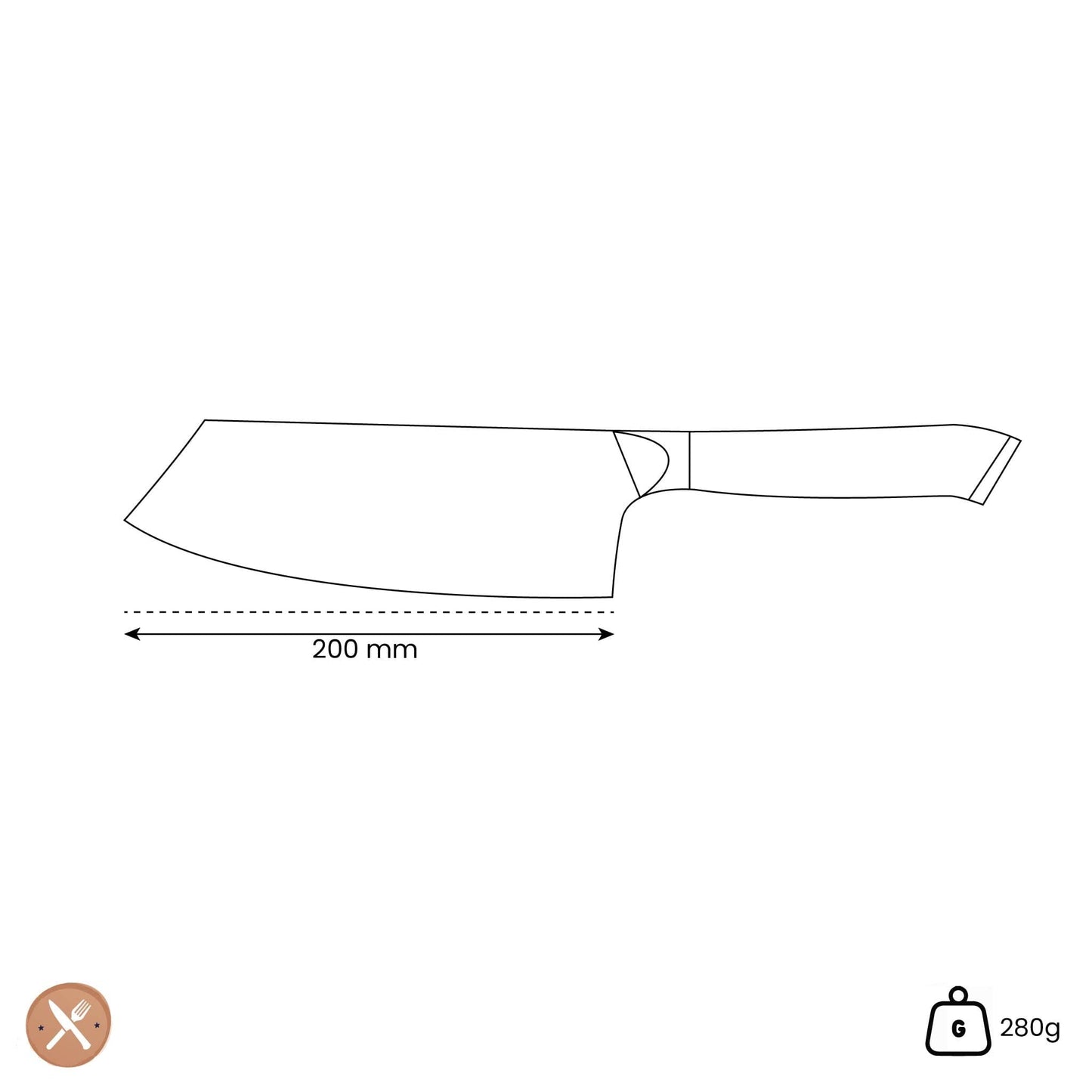 Shinrai Japan - Parelmoer Jewels Damascus Nakiri mes 20 cm Nakirimes Shinrai Japan