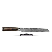 Shinrai Knives - Damascus Print Broodmes 20 cm Broodmes Shinrai Knives