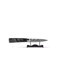 Shinrai Knives - Damascus Print Onyx Paring knife 8 cm Shinrai Knives - Damascus Print Epoxy Onyx 3-delige Messenset - Koksmes + Santoku + Schilmes Messenset Shinrai Knives