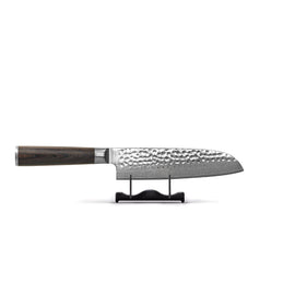 Shinrai Knives - Hammered Damask BR Santoku knife 18 cm Shinrai Knives - Hammered Damast BR Santoku mes 18 cm Santokumes Shinrai Knives