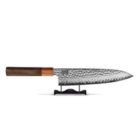 Shinrai Knives - Kigami Exclusive Damascus 4-delige set - Koksmes + Broodmes + Nakiri + Schilmes Messenset Shinrai Knives