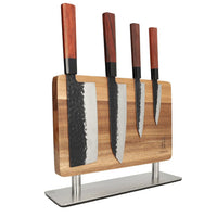 Couteaux Shinrai - Bloc magnétique à couteaux en bois d'acacia - Shinrai Knives