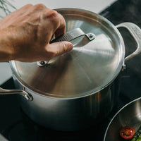 Casserole Skottsberg en acier inoxydable de 20 cm avec couvercle