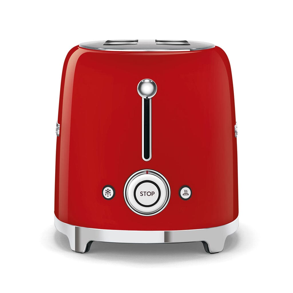Smeg - Broodroosters | Rood | Jaren 50 | Toaster 2x2 Broodrooster Smeg