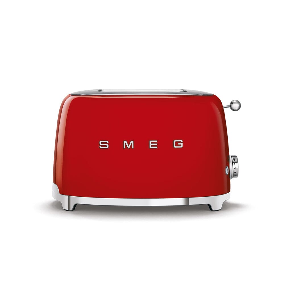 Smeg - Broodroosters | Rood | Jaren 50 | Toaster 2x2 Broodrooster Smeg
