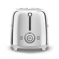 Smeg - Broodroosters | Steel | Jaren 50 | Toaster 2x2 Broodrooster Smeg