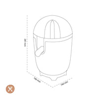 Smeg - Citruspers | Watergroen | Jaren 50 | Citrus Juicer Citruspers Smeg
