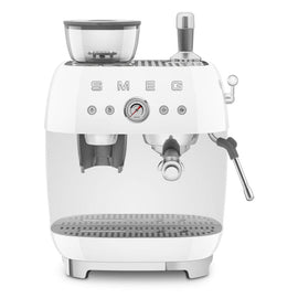 Smeg - Espresso Machine | White | 1950s | Manual espresso machine with integrated bean grinder Smeg - Espressomachine | Wit | Jaren 50 | Handmatige espressomachine met geïntegreerde bonenmaler Handmatige Espressomachine Smeg