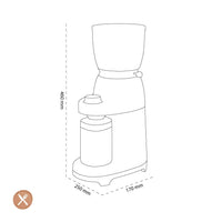 Smeg - Koffiemaler | Rood | Jaren 50 | Koffiemolen Koffiemolen Smeg