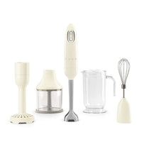 Smeg - Staafmixer | Crème | Jaren 50 | Staafmixer met accessoires | Plus pakket Staafmixer Smeg