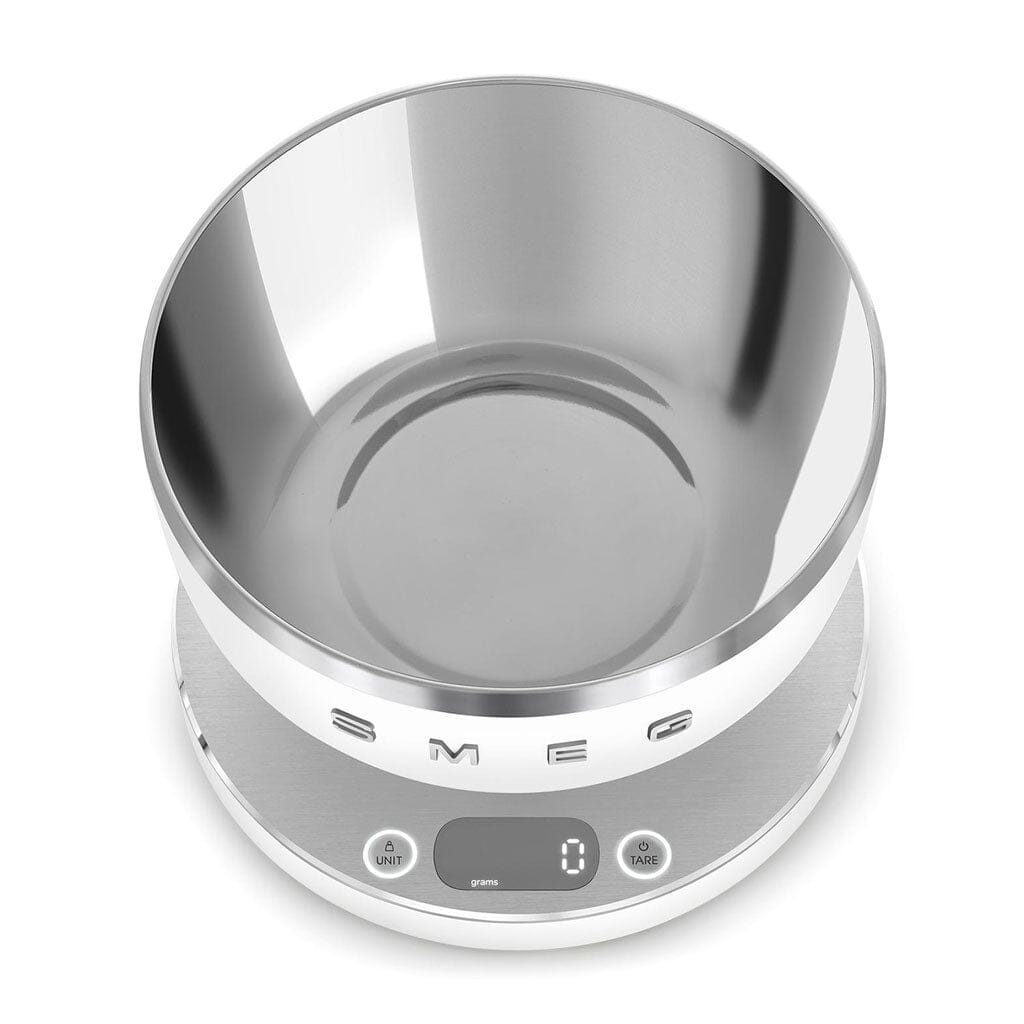 SMEG - Weegschaal Digitaal 5KG Mat Wit Keukenweegschaal Smeg