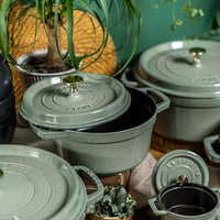 Staub - La Cocotte Braadpaan 26 cm - Eucalyptus Braadpan Staub