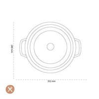 Staub - La Cocotte Braadpan 28 cm - Zwart Braadpan Staub