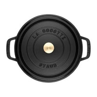 Staub - Ronde cocotte 26 cm - zwart Staub